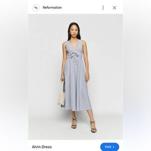 Reformation Alvin Dress - Blue